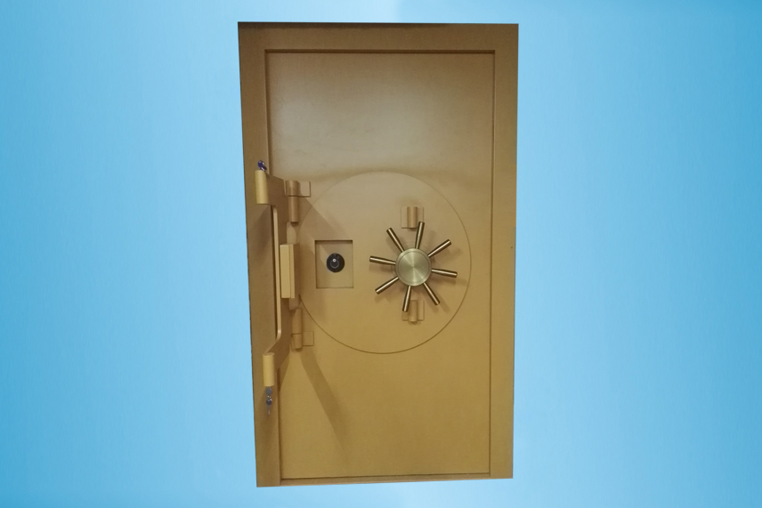 文物库房门生产厂家给博物馆定制三开二 或者4锁联动功能的金库门